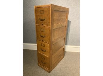 Antique Oak File Cabinet (CTF20)