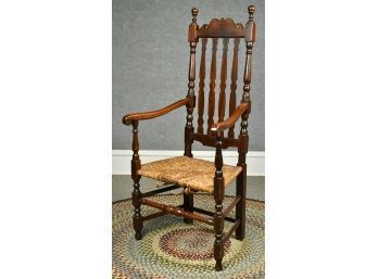 Bannister Back Arm Chair, Antique Copy (CTF20)