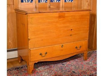 18th C. New England Pine Blanket Chest (CTF20)