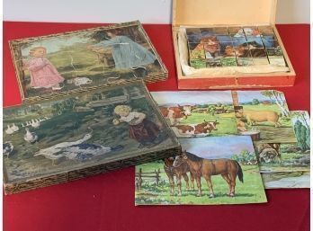 Two Vintage Childrens Puzzles (CTF10)