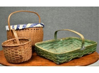 Three Antique Baskets (CTF10)