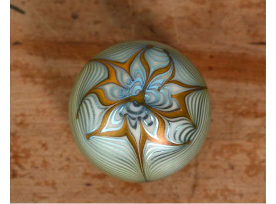 Glass Paperweight, S. Smyers, Northern Star (CTF10)