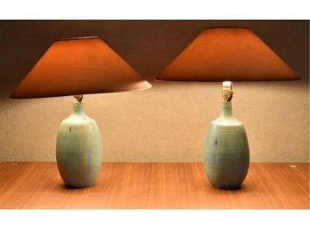 Pr. Bruce Eppelsheimer Studio Pottery Lamps (CTF20)