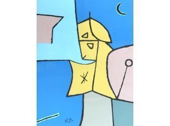 Paul Klee, Standing Aborigine, Silkscreen (CTF10)