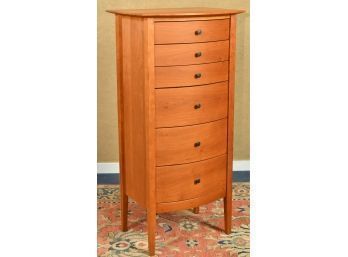 Pompanoosuc Mills Bow Front Chelsea Lingerie Chest, $2,000 New (CTF30)