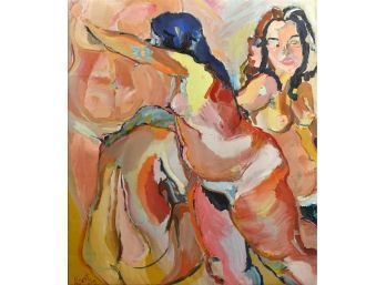 Alpert, Nude Study, Oil On Canvas (CTF20)