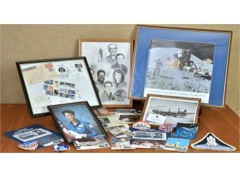 Buzz Aldrin, Neil Armstrong Autographs, Collection Of NASA Related Memorabilia, 12pcs (CTF20)