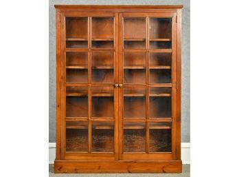 Vintage Pine Double Door Bookcase (CTF40)