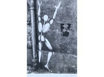 Lewis Steven Silverman Photograph, Figure In Paris Alley CTF10)