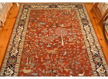 Finely Woven Pictorial Oriental Rug (CTF20)
