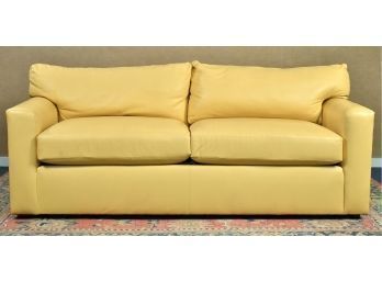 Ethan Allen Leather Sofa (CTF50)