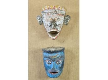 Two Indigenous Carved Masks (CTF10)