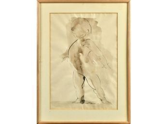 Judith Brown Ink On Paper, Standing Infant, 1981 (CTF10)