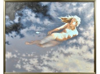 Folsom, Flying Nude, Oil On Canvas (CTF20)