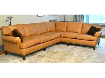 Beautiful Leather Sectional (CTF40)