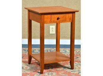 Cherry One Drawer End Table (CTF10)