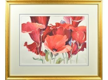 Diane Maxey Watercolor, Flowers In Bloom  (2 Of 3) (CTF20)