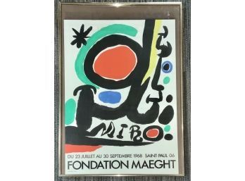 Miro Poster,  Foundation Maeght (CTF)