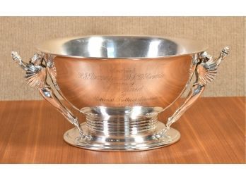 Silver Plated Trophy Bowl With Provenance, 1938 (CTF10)
