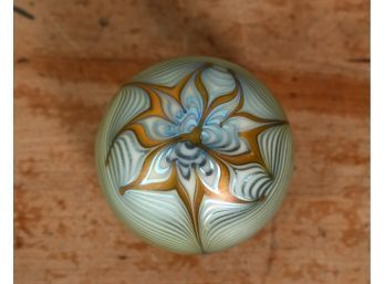 Glass Paperweight, S. Smyers, Northern Star (CTF10)