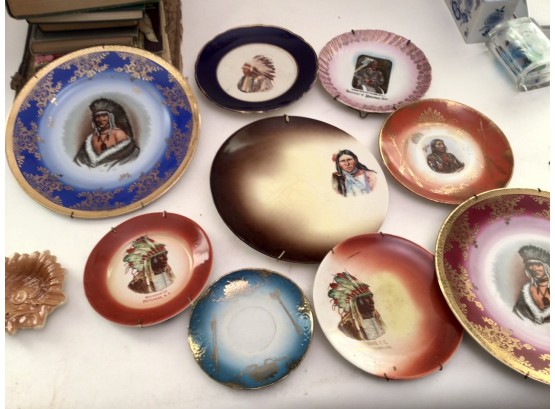 Decorative Native American Plate Collection (CTF10)