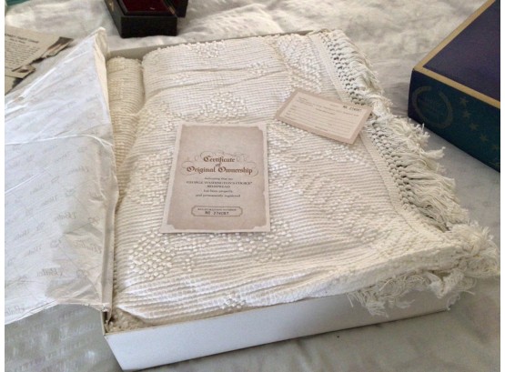 Vintage Bates George Washington Bedspread (CTF10)