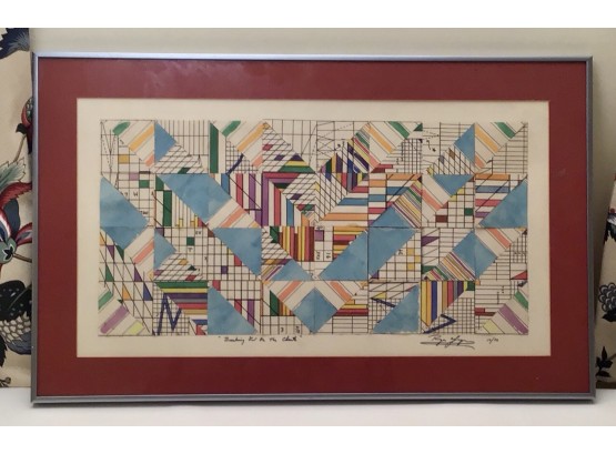 Limited Edition Signed Abstract Print (cTF10)