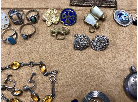 Lot Of Sterling, Novelty Jewelry (CTF10)