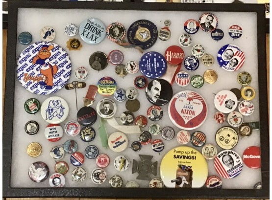 Vintage Campaign Buttons (CTF10)