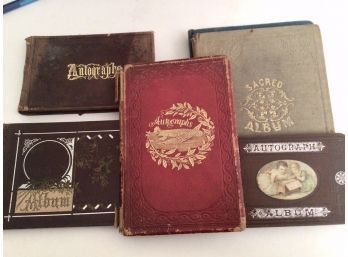 Antique Autograph Books (CTF10)