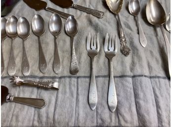 Sterling Silver Spoons And Other (CTF10)