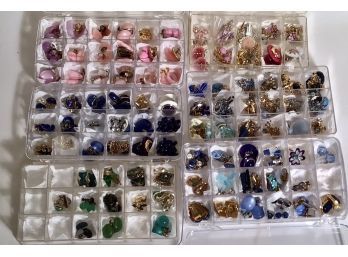 Large Collection Of Clip On Earrings (CTF10)