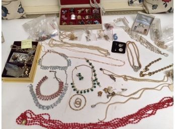 Collection Of Costume Jewelry (CTF10)