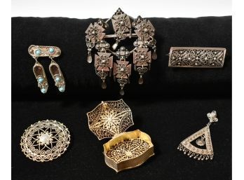 European Silver Wirework Jewelry And Related (CTF10)