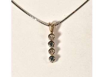 14k Gold & Diamond Necklace (CTF10)