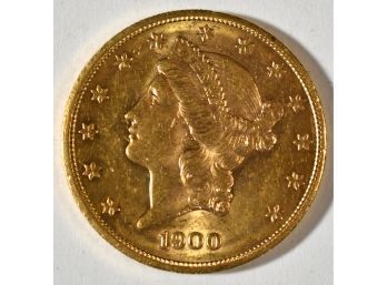 1900-S 20 Dollar Liberty Gold Coin (CTF10)
