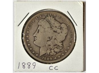 1889-CC Morgan Silver Dollar (CTF10)