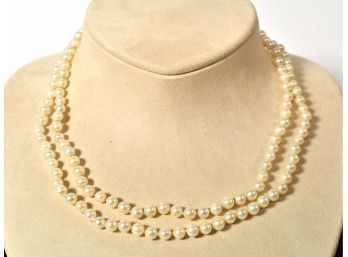 Vintage Cultured Pearl Necklace (CTF10)