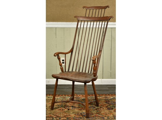 Seaver And Frost 19th C. Windsor Comb Back Armchair (CTF10)