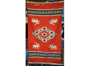 Vintage Native American Wool Blanket (CTF10)