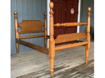Antique Full Size Maple Bed/Returned To Client (CTF30)