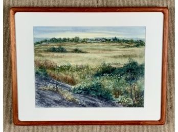 Polly Pitkin Ryan Watercolor, Cattail Marsh (CTF10)