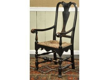 Bench Made Queen Anne Style Armchair (CTF10)