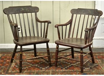 Two 19th C. PA Armchairs (CTF10)