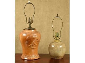 Two Stoneware Lamps (CTF10)