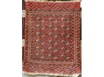 Antique Bokhara Oriental Scatter Rug (CTF10)