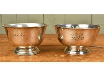 Two Sterling Silver Revere Bowls, 11.2 Ozt (CTF10)