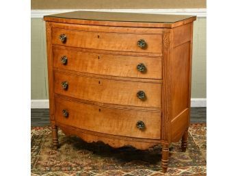 Sheraton Cherry Bow Front Chest (CTF20)