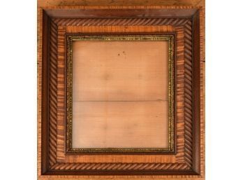 19th C. Carved Tiger Maple Frame (CTF10)
