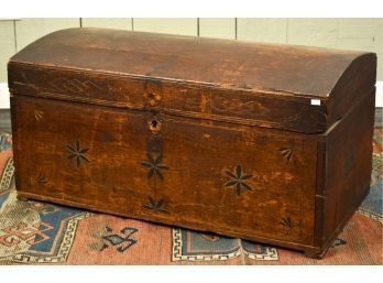 Early 19th C Inlaid Camphor Wood Box (CTF10)